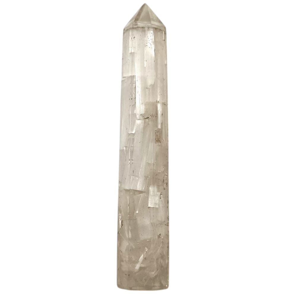 Obelisco Resina Orgonita Y Mineral 16 Cms Aprox OBELISCO MINERAL