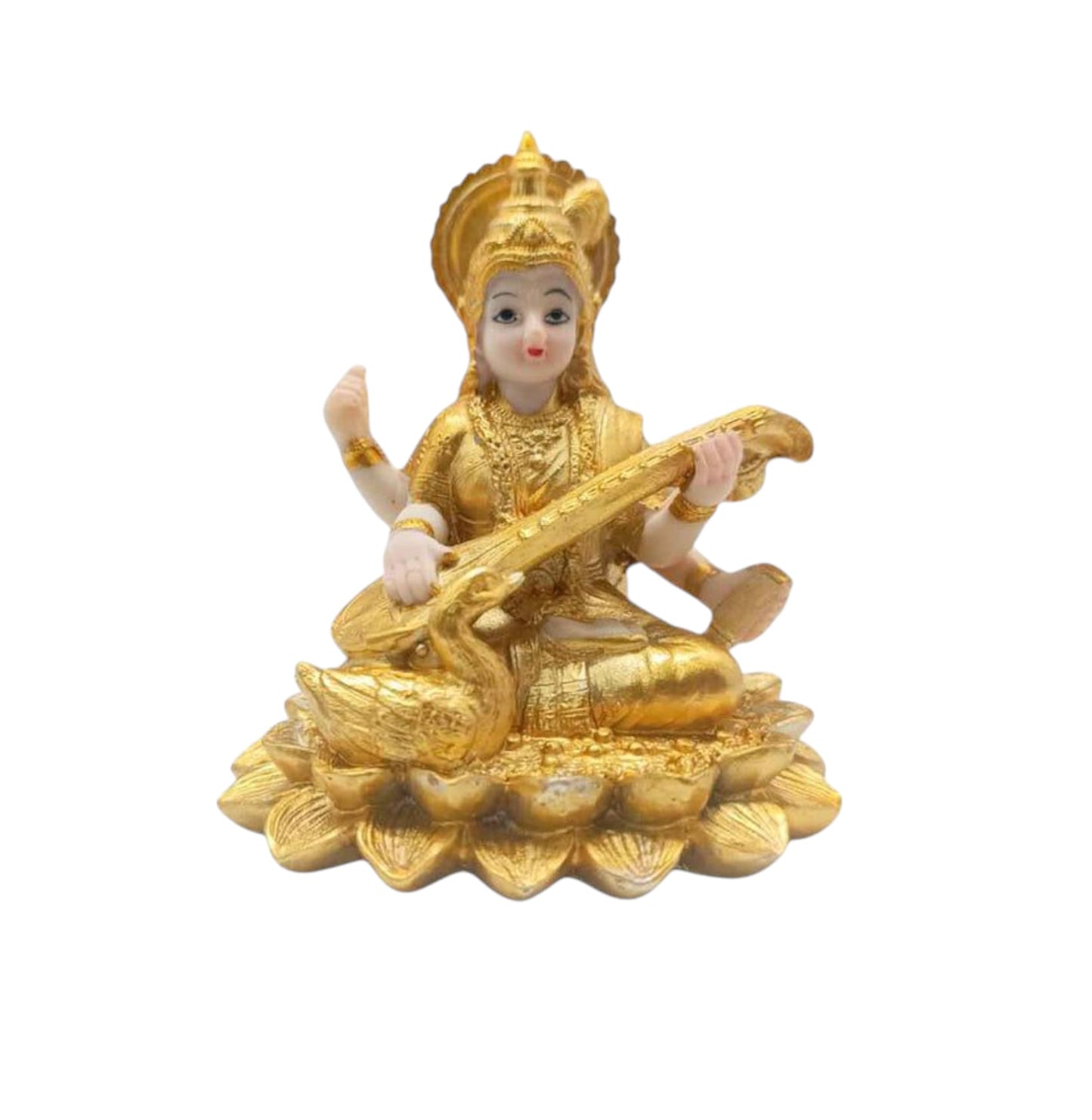 Figura En Resina Saraswati 9 Cms