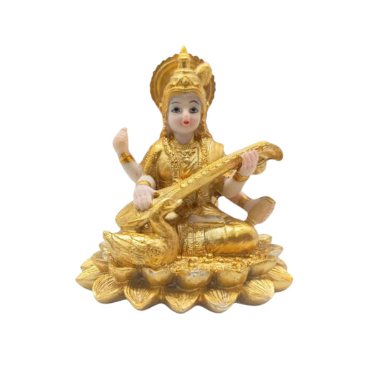 Figura En Resina Saraswati 9 Cms