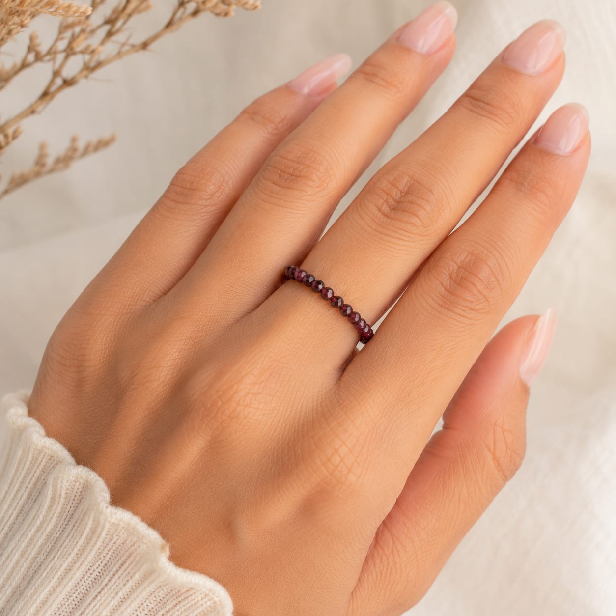 Anillo Facetado Elastico Piedra Natural Elige La Que Mas Te Llame TODOMINERAL