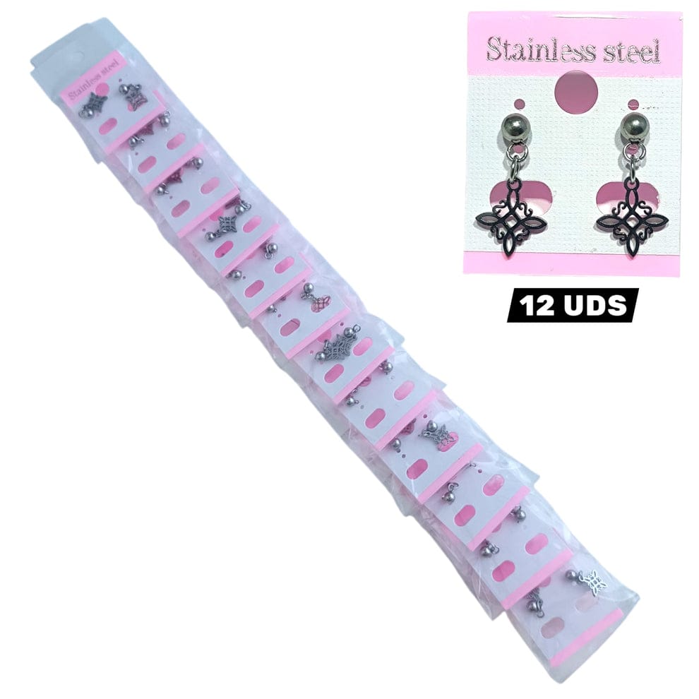 Pendientes Acero Nudo De Brujas ( Puedes Elegir 1 pieza o Pack 12 Uds ) TODOMINERAL