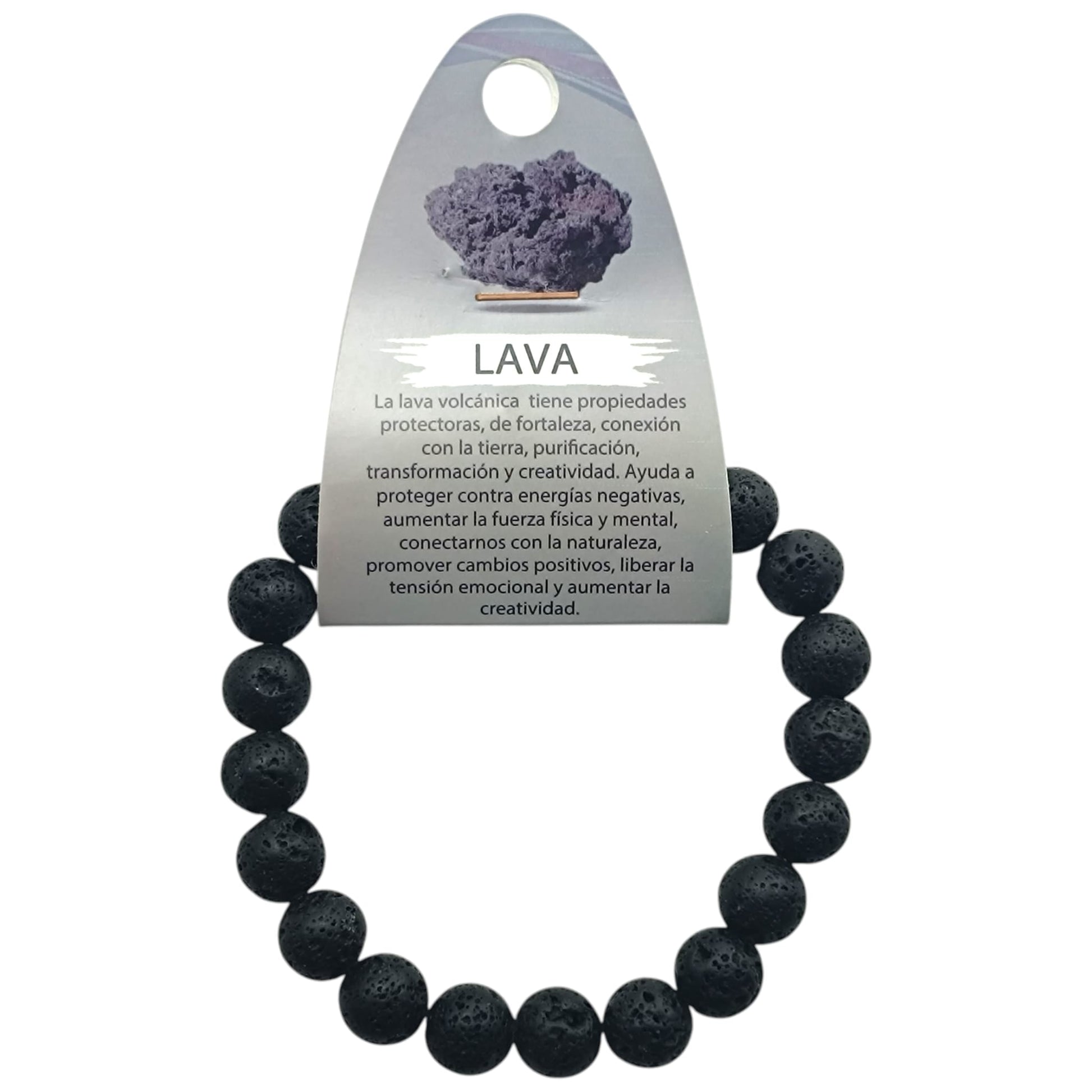 Pulsera De Hombre 22 Cms Piedra Natural 10 mm TODOMINERAL