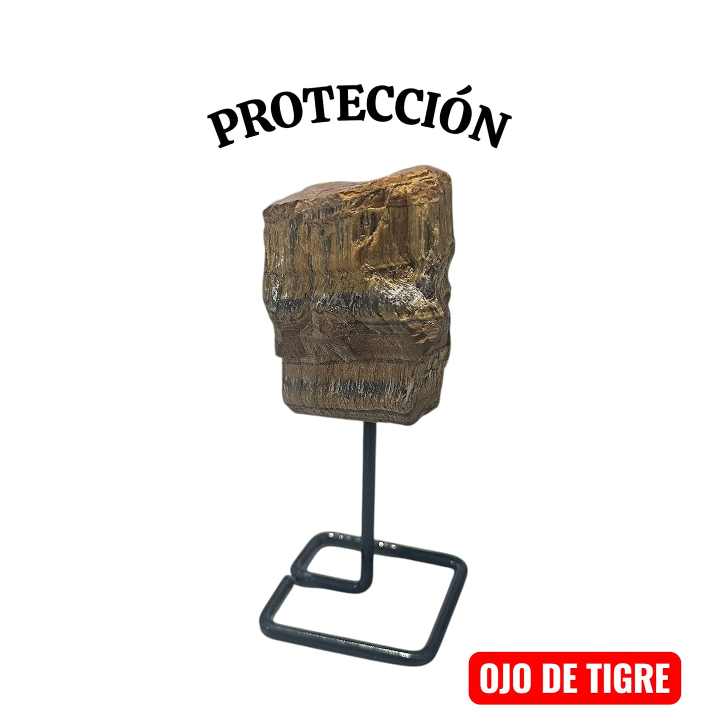 Piedra Natural En Bruto En Base Metal De 8 A 9 Cms Aprox (ELIGE LA TUYA) TODOMINERAL