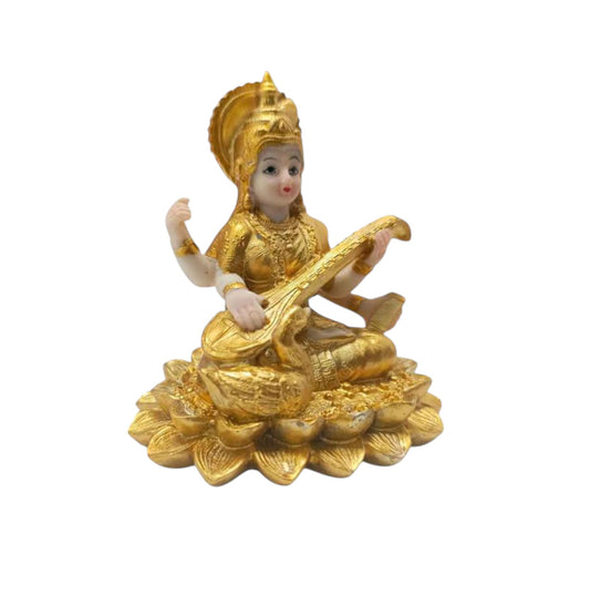 Figura En Resina Saraswati 9 Cms